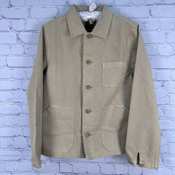 prAna Women's Melrose Canvas Barn Workwear Coat Jacket, Size Medium, Sandstone - Picture 3 of 12